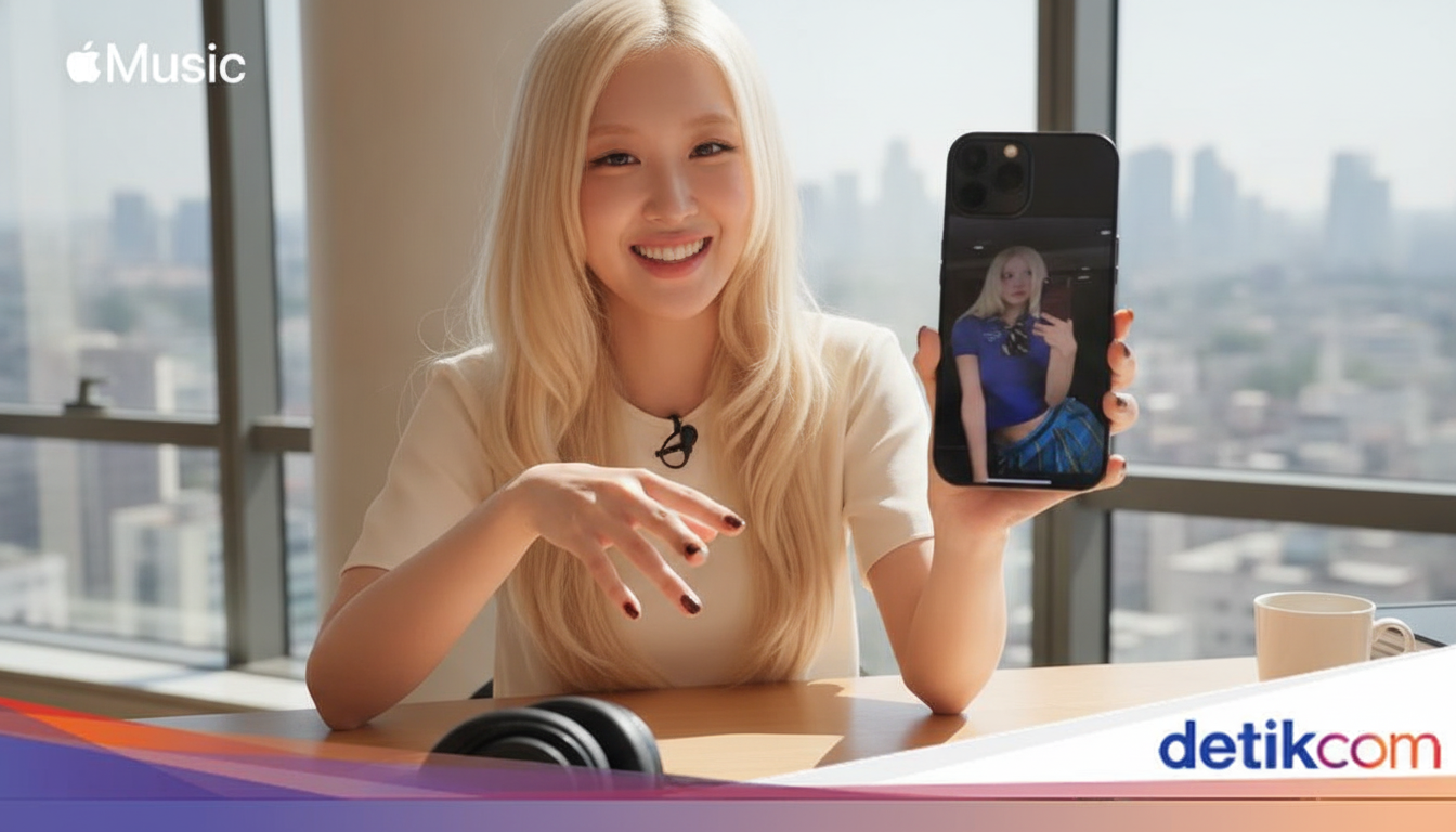 Rosé BLACKPINK dan Bos Apple Klarifikasi Foto iPhone 18 Pro yang Diduga Editan
