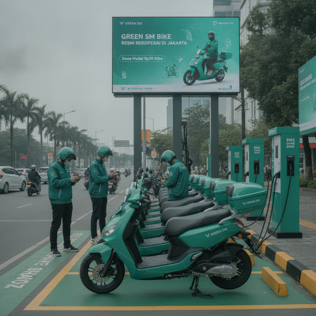 Green SM Bike Resmi Beroperasi di Jakarta, Tawarkan Skema Sewa Motor Listrik Mulai Rp39 Ribu