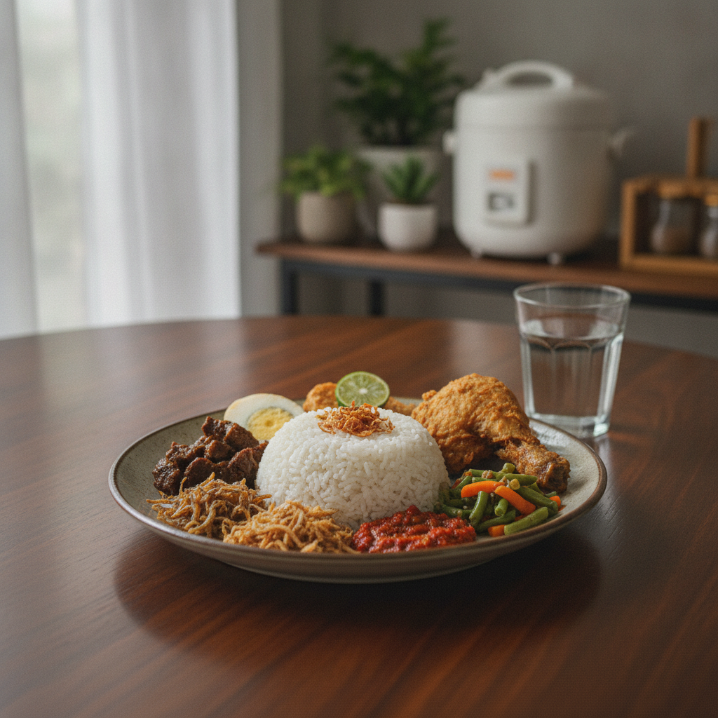 Resep Nasi Uduk Betawi Praktis dengan Rice Cooker