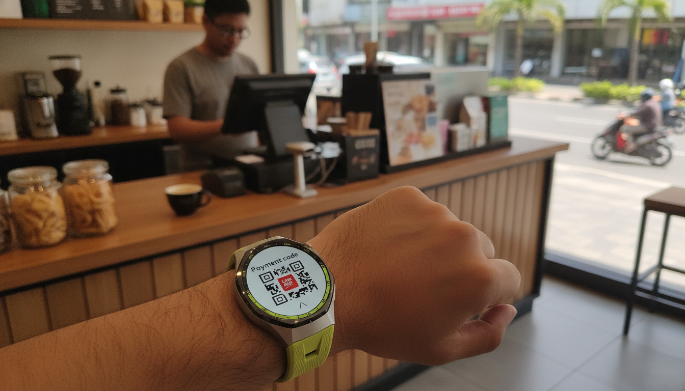 Huawei Watch GT 7 Hadirkan Pembayaran QRIS LinkAja Tanpa Ponsel